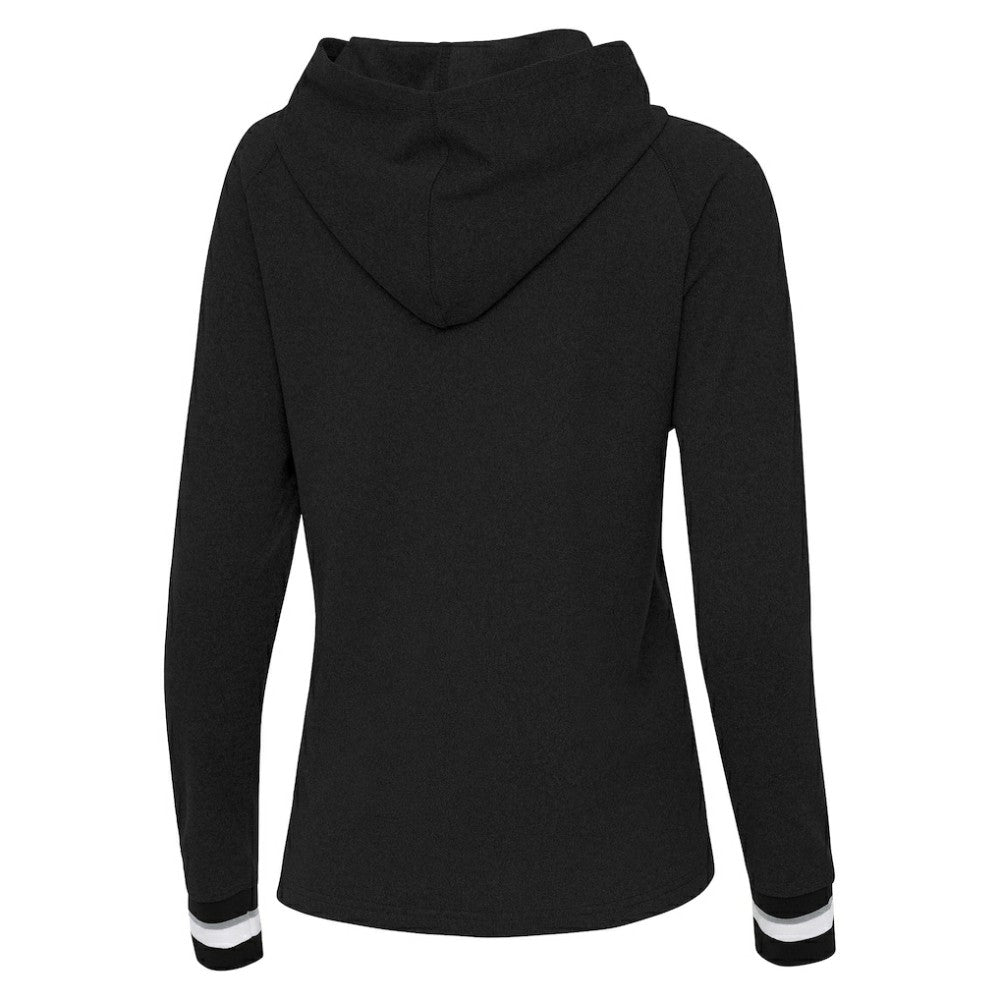 San Francisco Giants Antigua Women's Trek Pullover Hoodie - Black