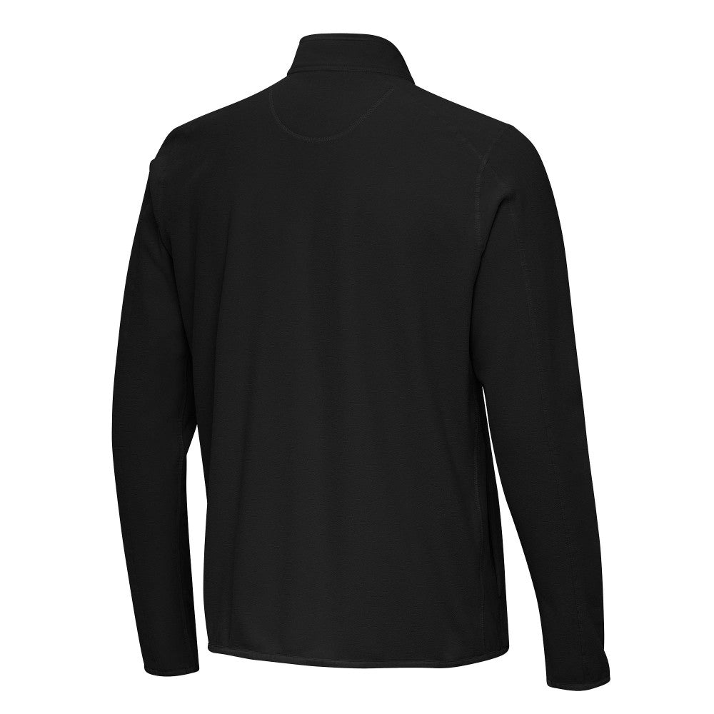 New York Mets Antigua Step Up Quarter-Zip Pullover - Black