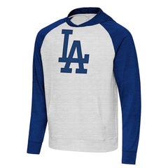 Los Angeles Dodgers Antigua Urgent Pullover Hoodie - Royal/Gray