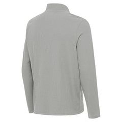 Toronto Blue Jays Antigua Sync Tri-Blend Quarter-Zip Pullover - Heather Gray