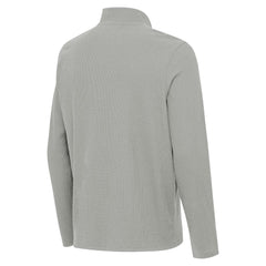 Kansas City Royals Antigua Sync Tri-Blend Quarter-Zip Pullover - Heather Gray