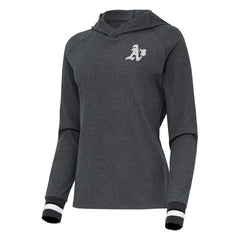 Athletics Antigua Women's Trek Pullover Hoodie - Heather Charcoal