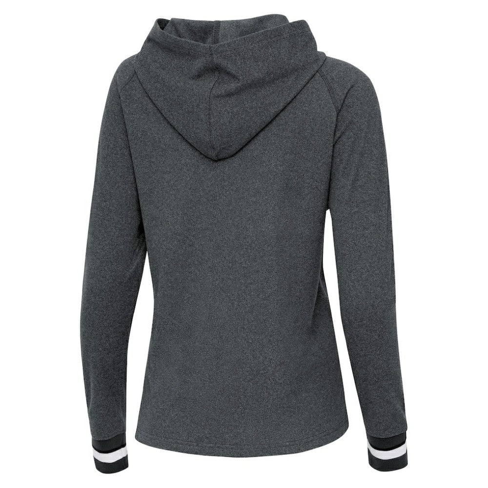 Athletics Antigua Women's Trek Pullover Hoodie - Heather Charcoal