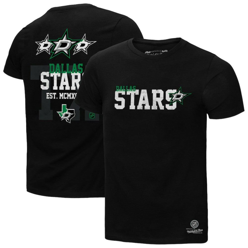 Dallas Stars Mitchell & Ness Home T-Shirt Black