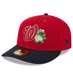 Washington Nationals 2026 Spring Training 59FIFTY Fitted Hat - Red/Navy | New Era