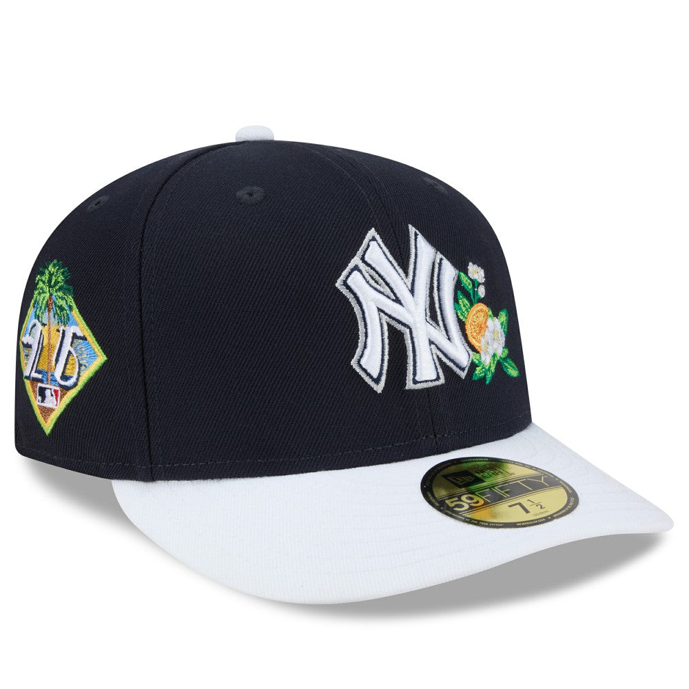 New York Yankees 2026 Spring Training 59FIFTY Fitted Hat - Navy/White | New Era