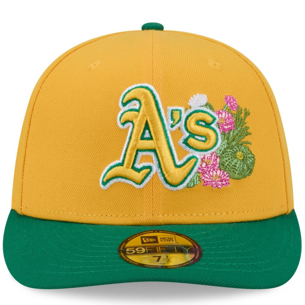 Athletics 2026 Spring Training 59FIFTY Fitted Hat - Gold/Green | New Era