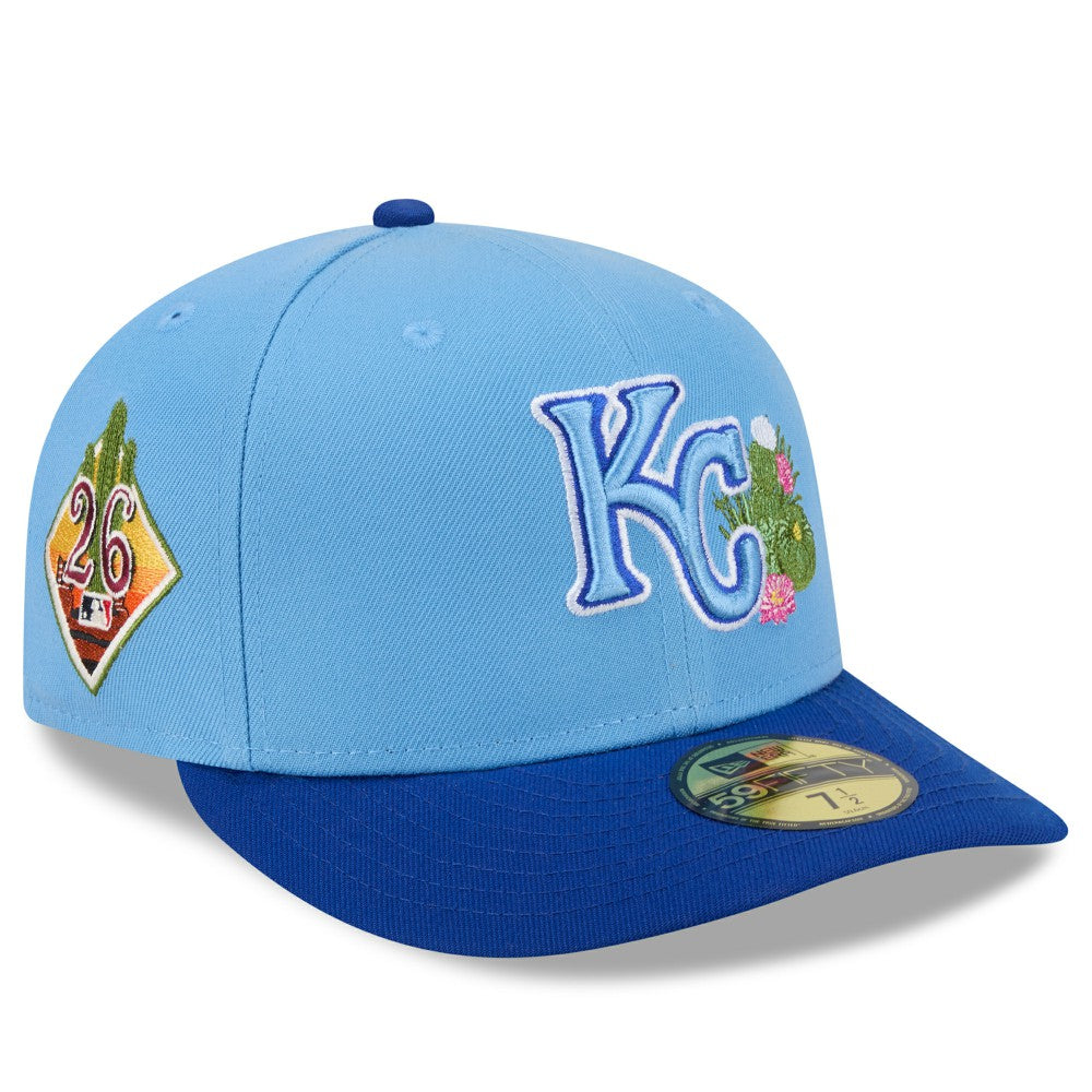 Kansas City Royals 2026 Spring Training 59FIFTY Fitted Hat - Light Blue/Royal | New Era