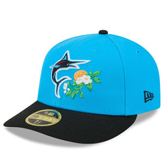 Miami Marlins 2026 Spring Training Low Profile 59FIFTY Fitted Hat - Blue/Black | New Era