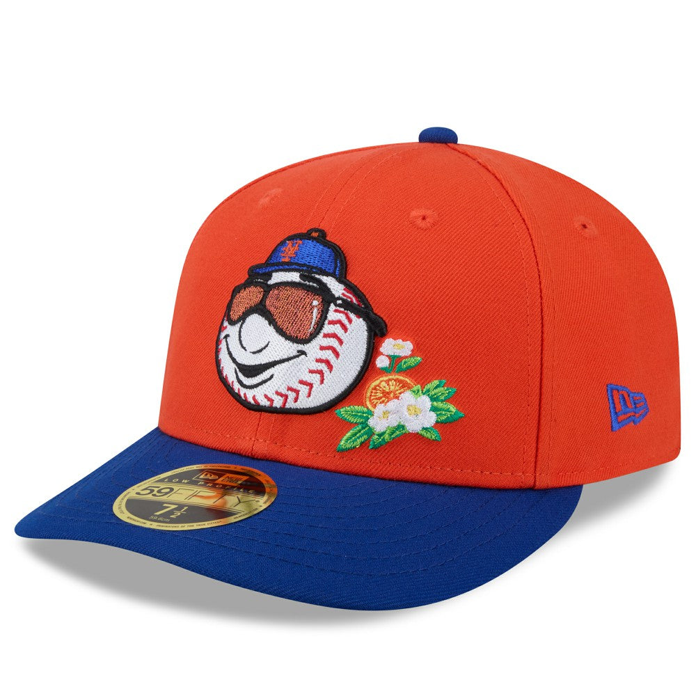 New York Mets 2026 Spring Training Low Profile 59FIFTY Fitted Hat - Orange/Royal | New Era