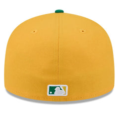 Athletics 2026 Spring Training Low Profile 59FIFTY Fitted Hat - Gold/Green | New Era