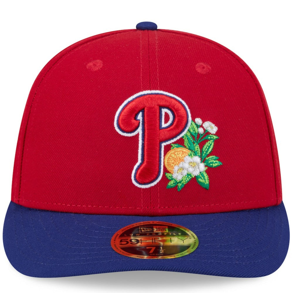 Philadelphia Phillies 2026 Spring Training Low Profile 59FIFTY Fitted Hat - Red/Royal | New Era