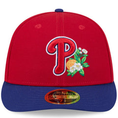 Philadelphia Phillies 2026 Spring Training Low Profile 59FIFTY Fitted Hat - Red/Royal | New Era