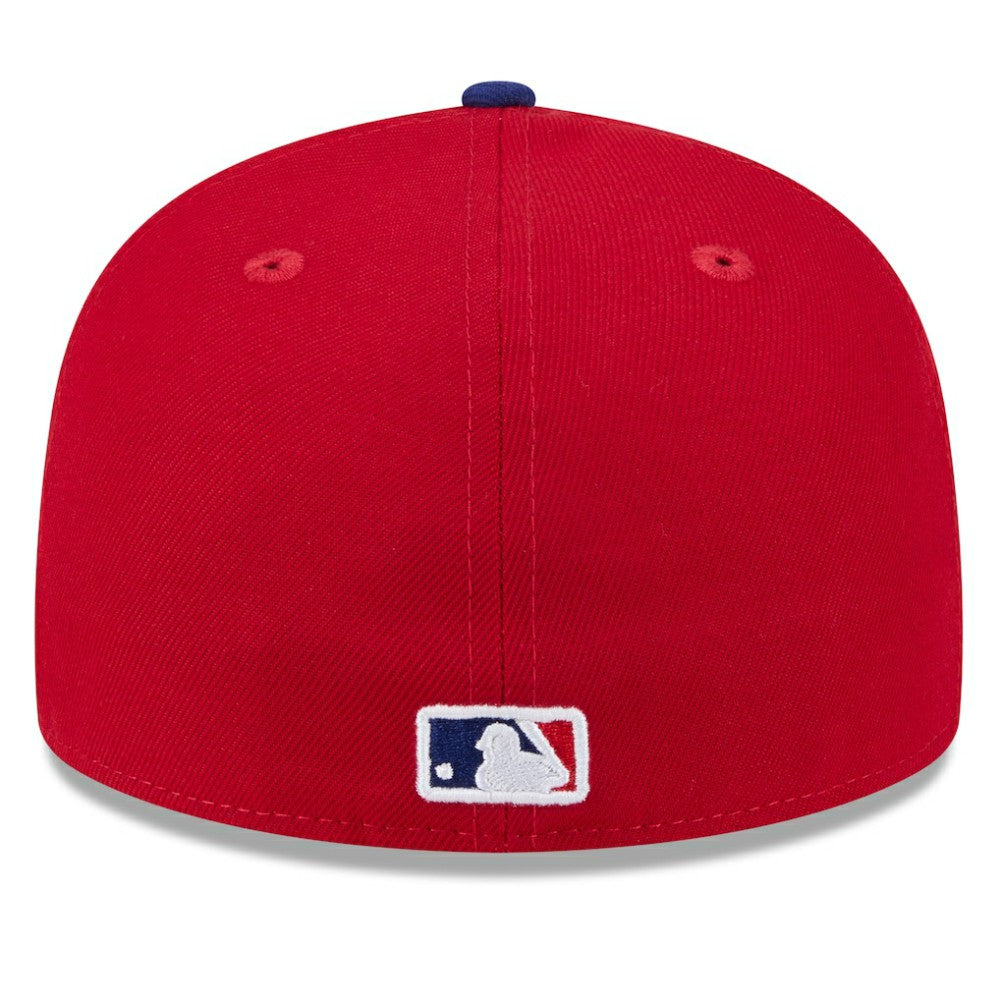 Philadelphia Phillies 2026 Spring Training Low Profile 59FIFTY Fitted Hat - Red/Royal | New Era