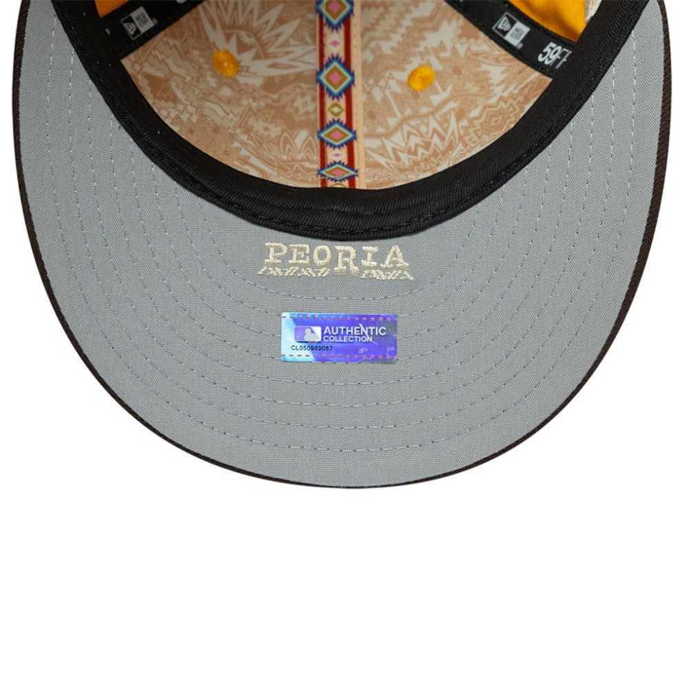 San Diego Padres 2026 Spring Training Low Profile 59FIFTY Fitted Hat - Gold/Brown | New Era