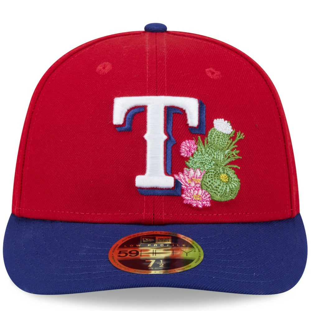 Texas Rangers 2026 Spring Training Low Profile 59FIFTY Fitted Hat - Red/Royal | New Era