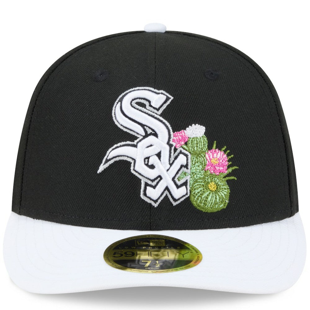 Chicago White Sox 2026 Spring Training Low Profile 59FIFTY Fitted Hat - Black/White | New Era