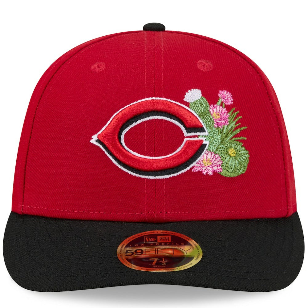 Cincinnati Reds 2026 Spring Training Low Profile 59FIFTY Fitted Hat - Red/Black | New Era