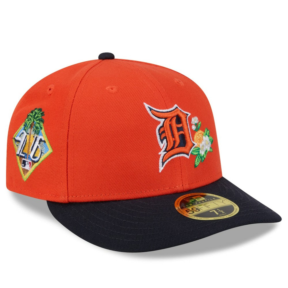 Detroit Tigers 2026 Spring Training Low Profile 59FIFTY Fitted Hat - Orange/Navy | New Era