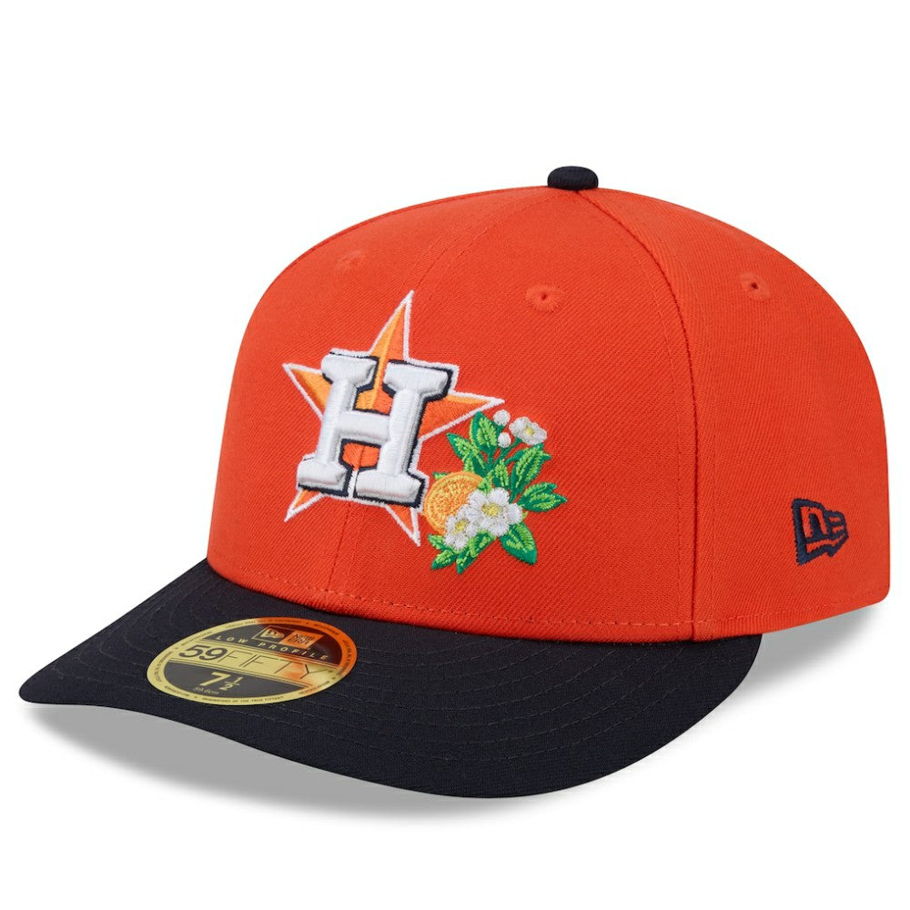 Houston Astros 2026 Spring Training Low Profile 59FIFTY Fitted Hat - Orange/Navy | New Era
