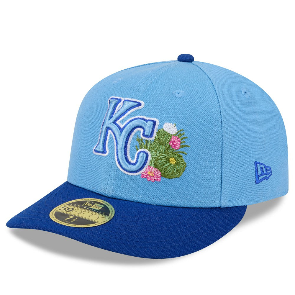 Kansas City Royals 2026 Spring Training Low Profile 59FIFTY Fitted Hat - Light Blue/Royal | New Era