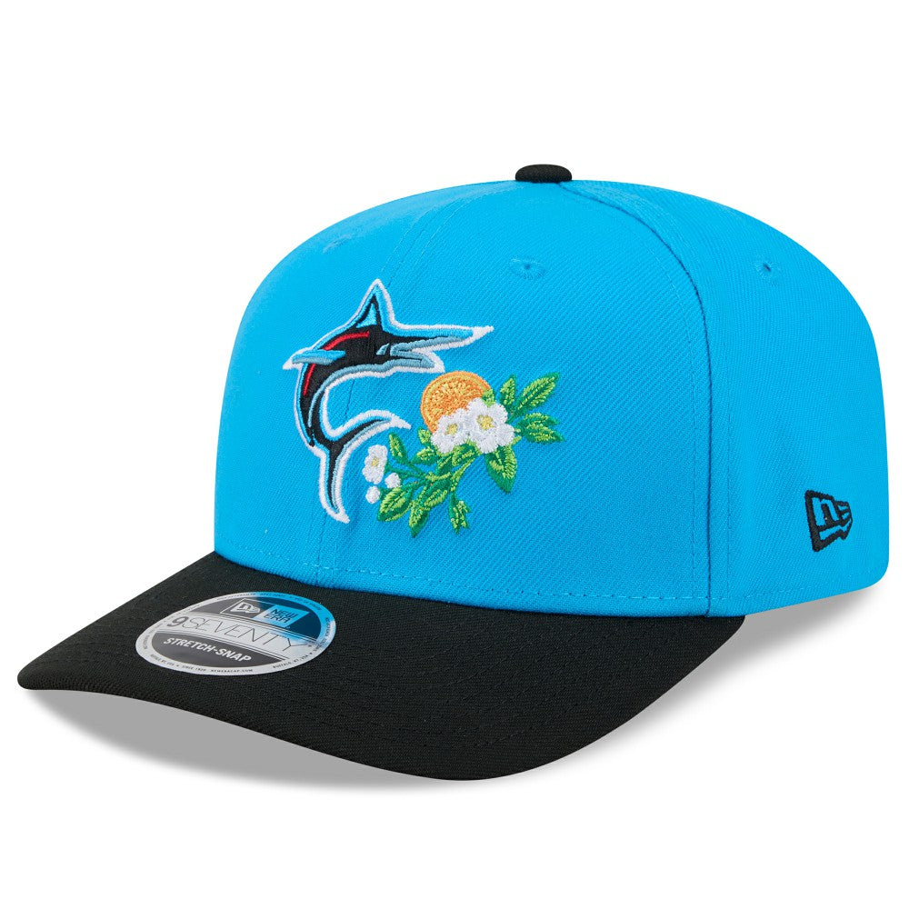 Miami Marlins 2026 Spring Training 9SEVENTY Adjustable Hat - Blue/Black | New Era