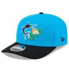 Miami Marlins 2026 Spring Training 9SEVENTY Adjustable Hat - Blue/Black | New Era