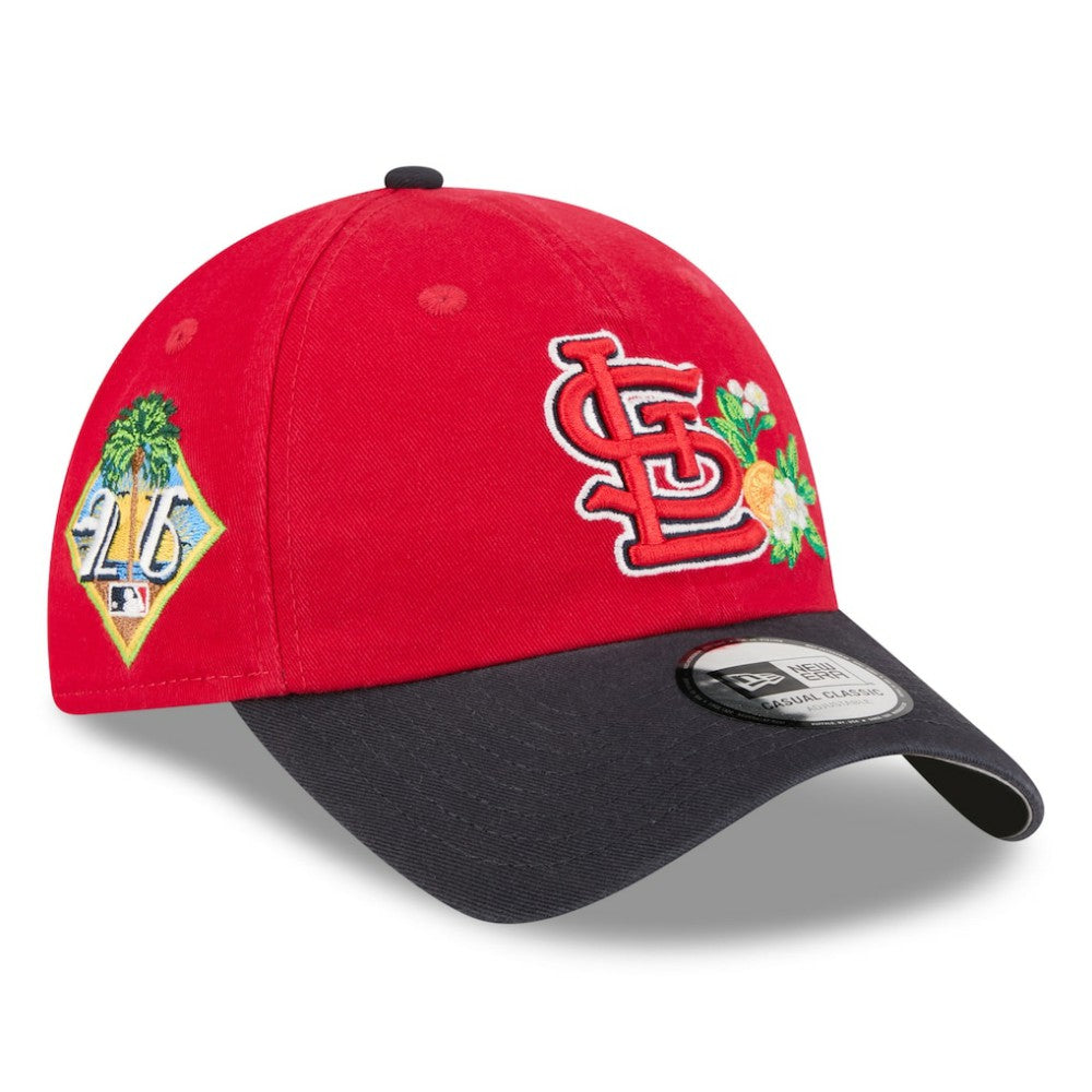 St. Louis Cardinals 2026 Spring Training Casual Classic Adjustable Hat - Red/Navy | New Era
