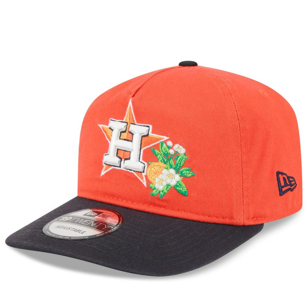 Houston Astros Youth 2026 Spring Training 19TWENTY Adjustable Hat - Orange/Navy | New Era