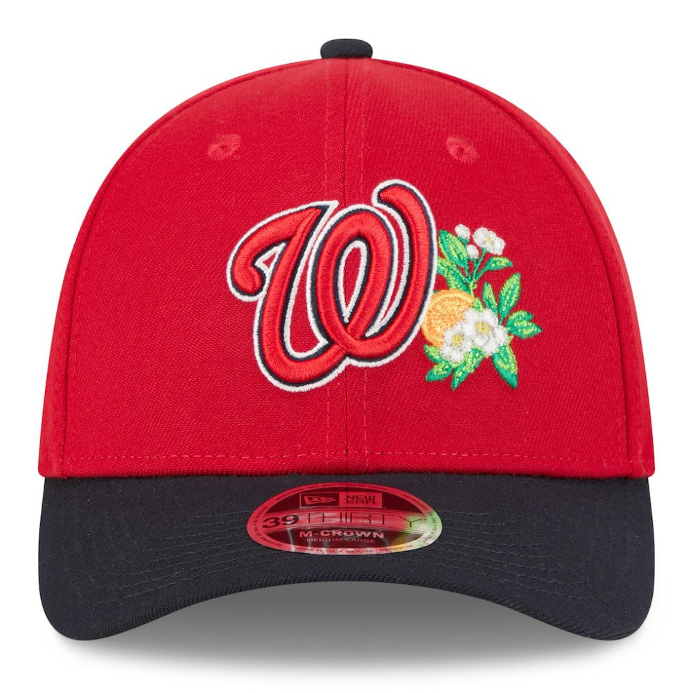 Washington Nationals 2026 Spring Training M-Crown 39THIRTY Flex Hat - Red/Navy | New Era