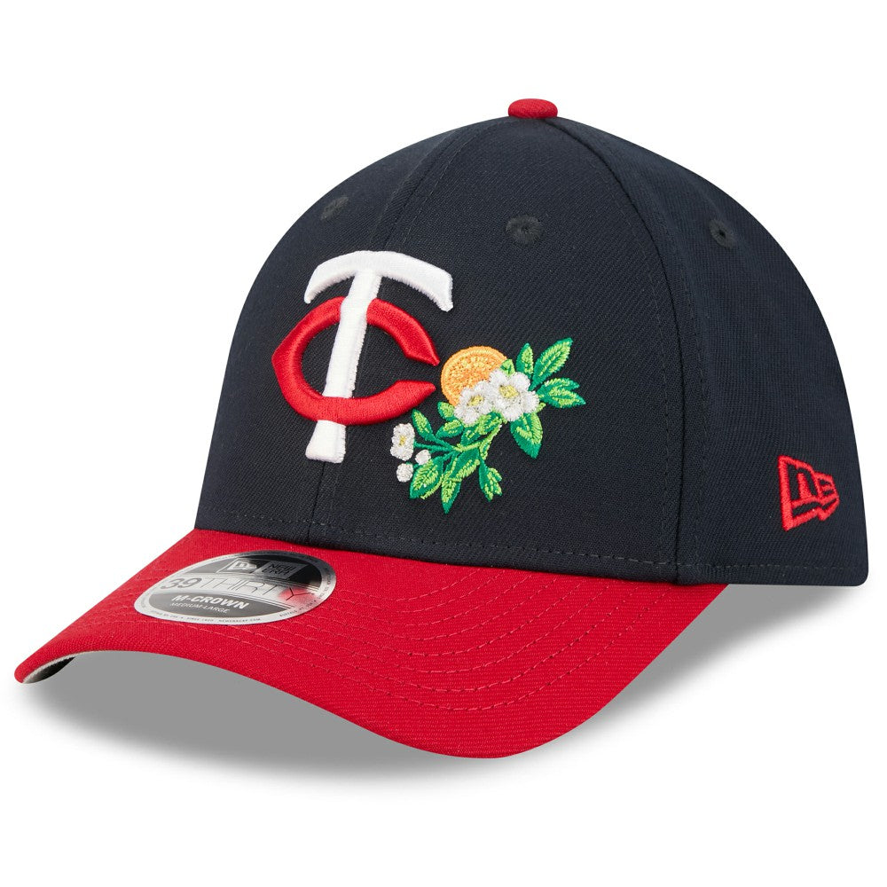 Minnesota Twins 2026 Spring Training M-Crown 39THIRTY Flex Hat - Navy/Red | New Era