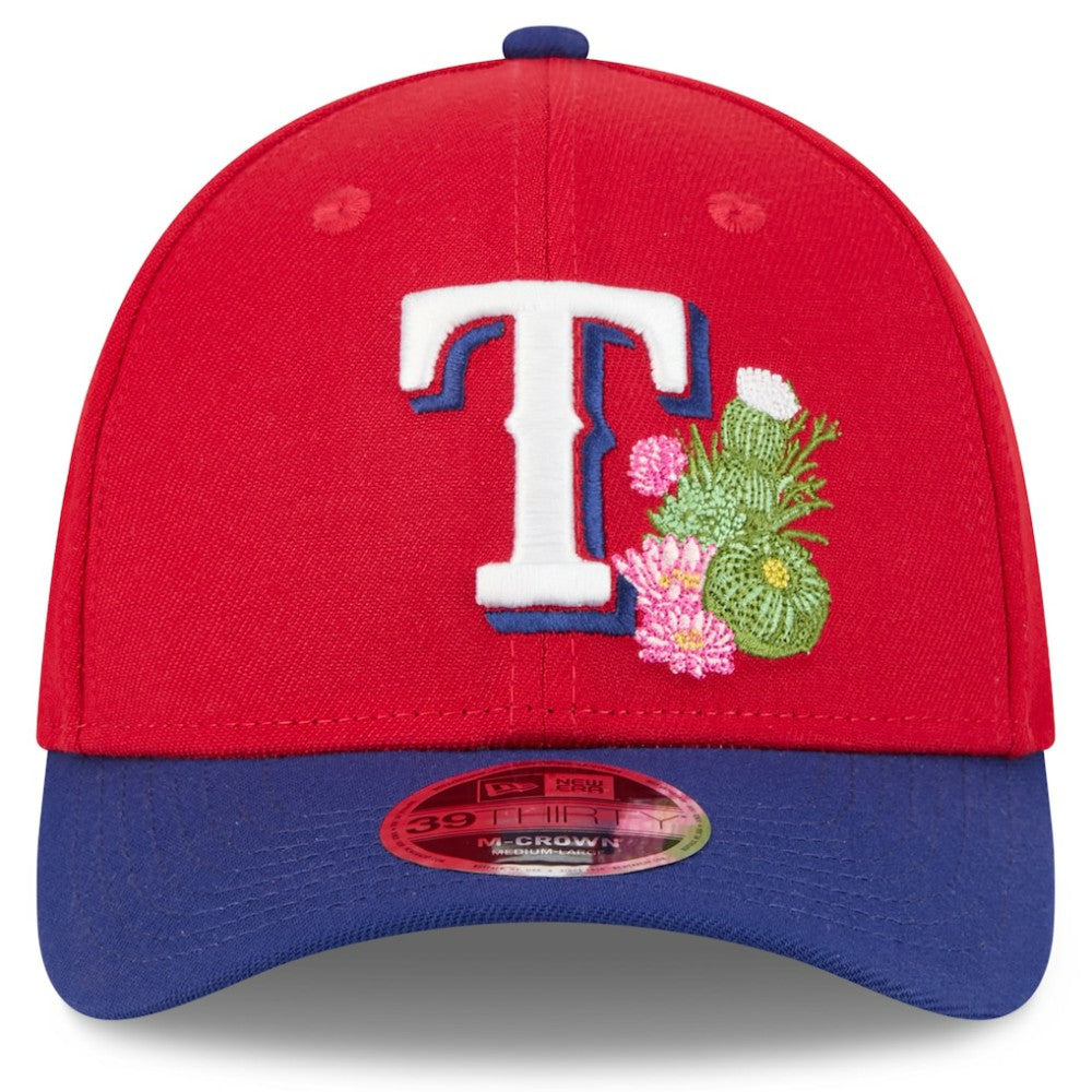 Texas Rangers 2026 Spring Training M-Crown 39THIRTY Flex Hat - Red/Royal | New Era