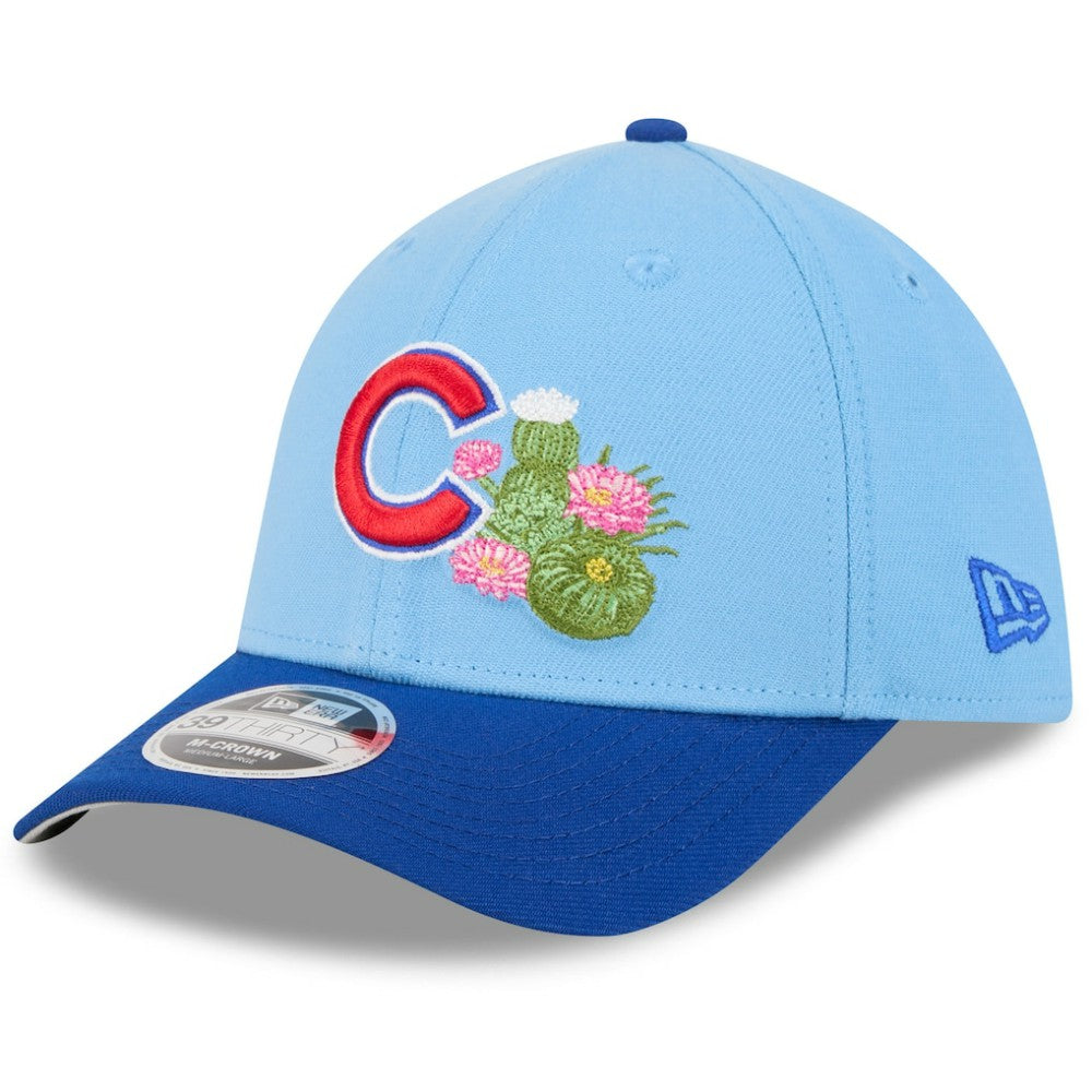 Chicago Cubs 2026 Spring Training M-Crown 39THIRTY Flex Hat - Light Blue/Royal | New Era