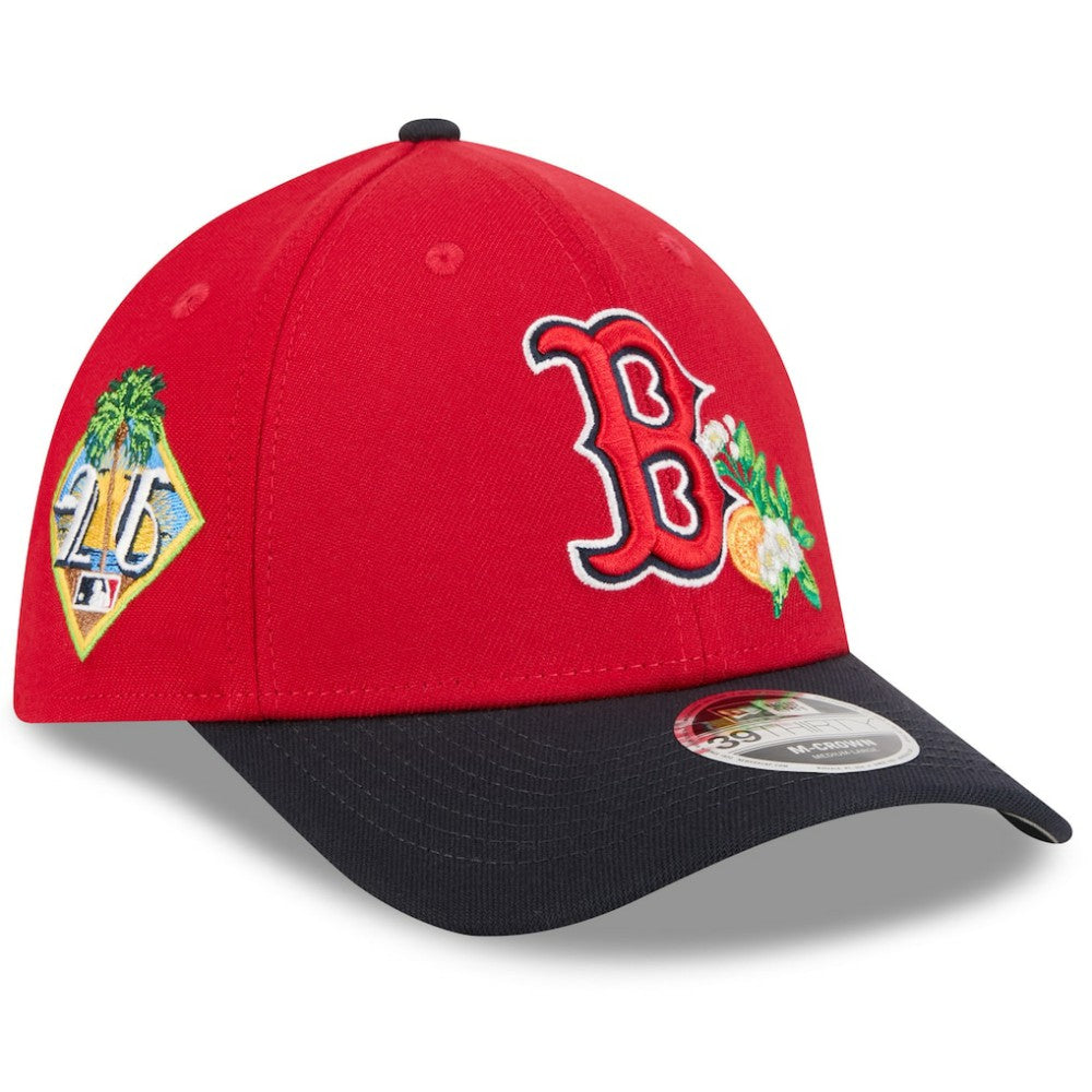 Boston Red Sox 2026 Spring Training M-Crown 39THIRTY Flex Hat - Red/Navy | New Era