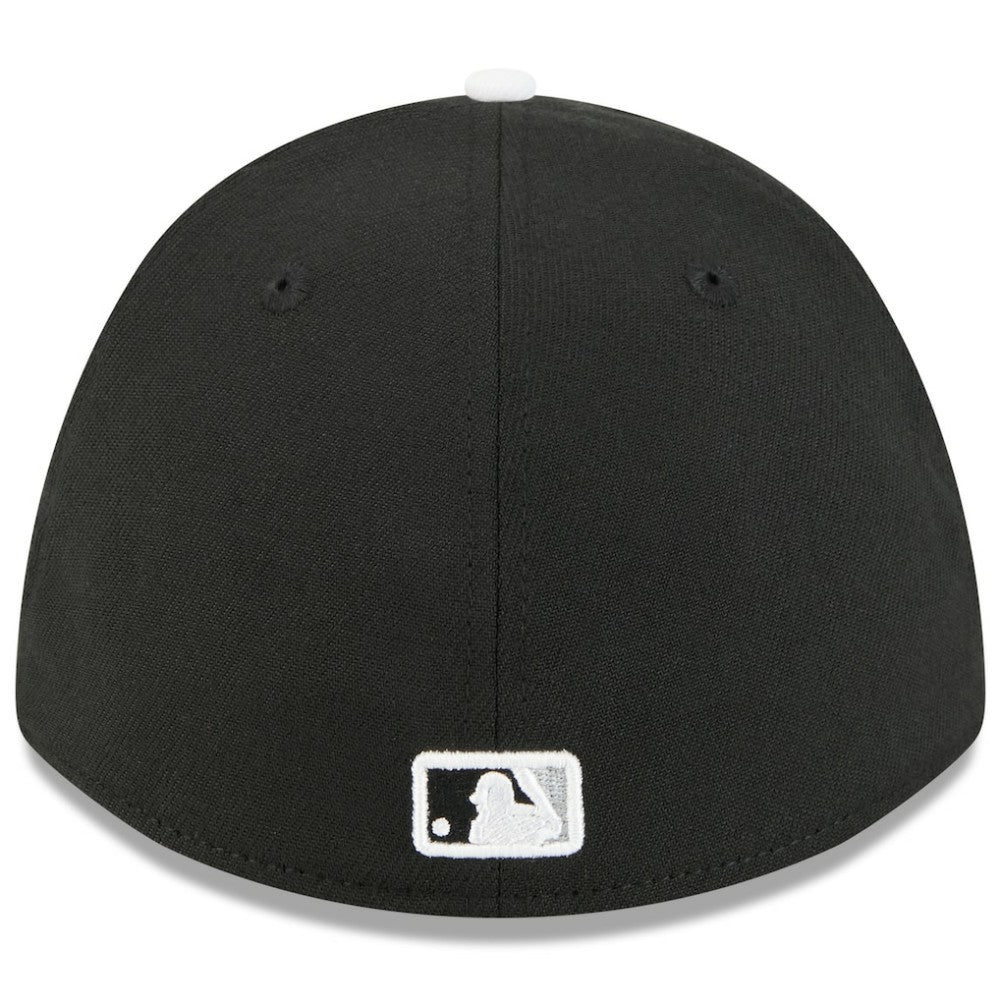Chicago White Sox 2026 Spring Training M-Crown 39THIRTY Flex Hat - Black/White | New Era