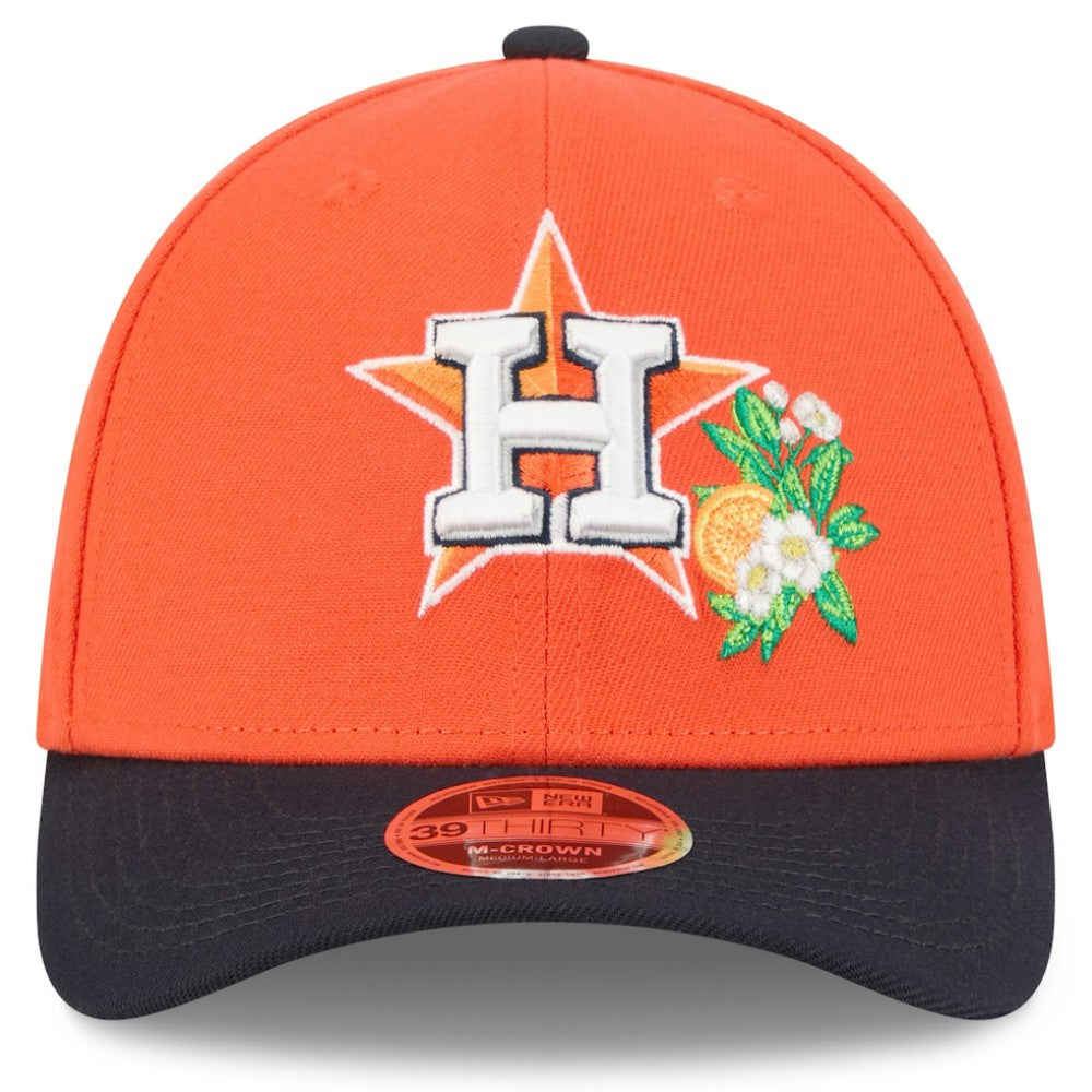 Houston Astros 2026 Spring Training M-Crown 39THIRTY Flex Hat - Orange/Navy | New Era