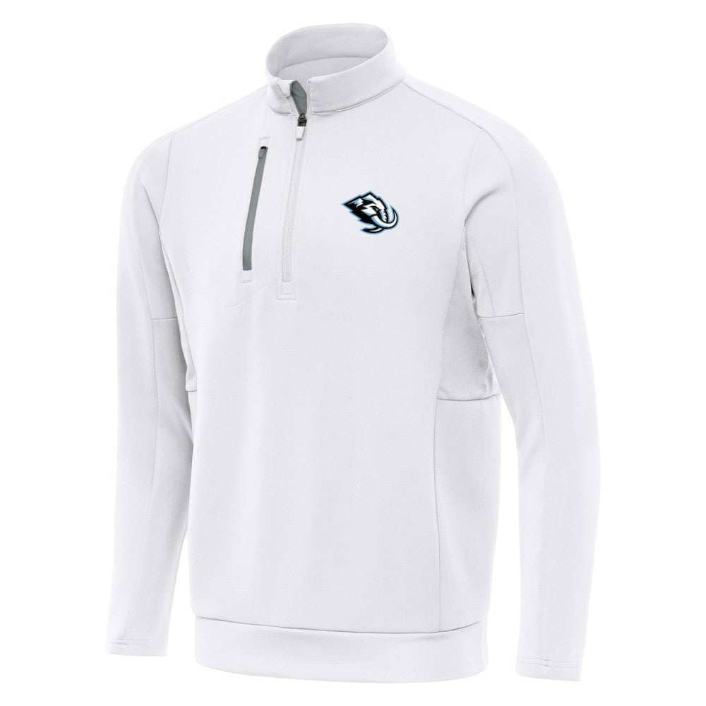 Utah Mammoth Antigua Generation Quarter-Zip Pullover White