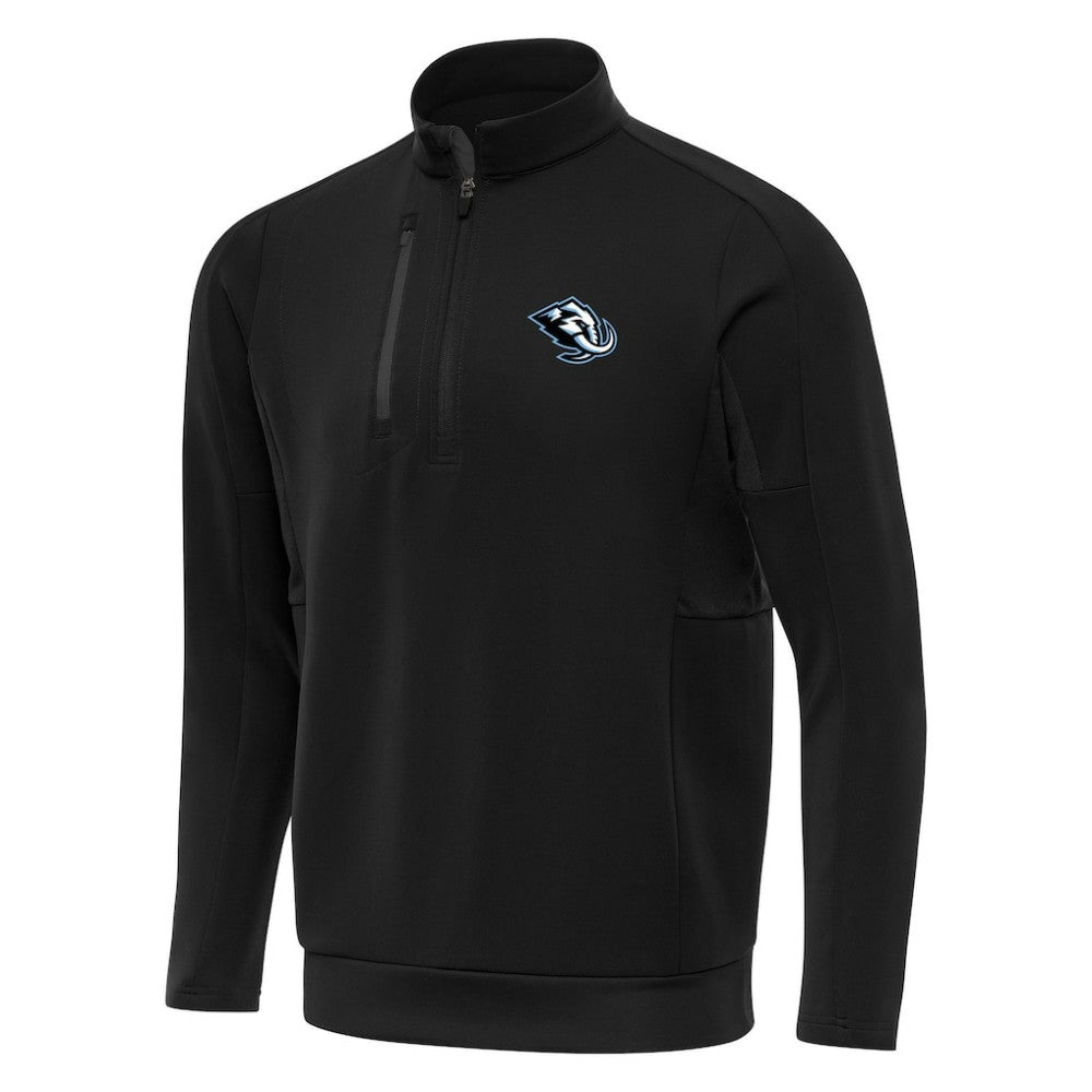 Utah Mammoth Antigua Generation Quarter-Zip Pullover Black
