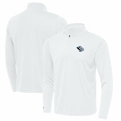 Utah Mammoth Antigua Tribute Quarter-Zip Pullover White