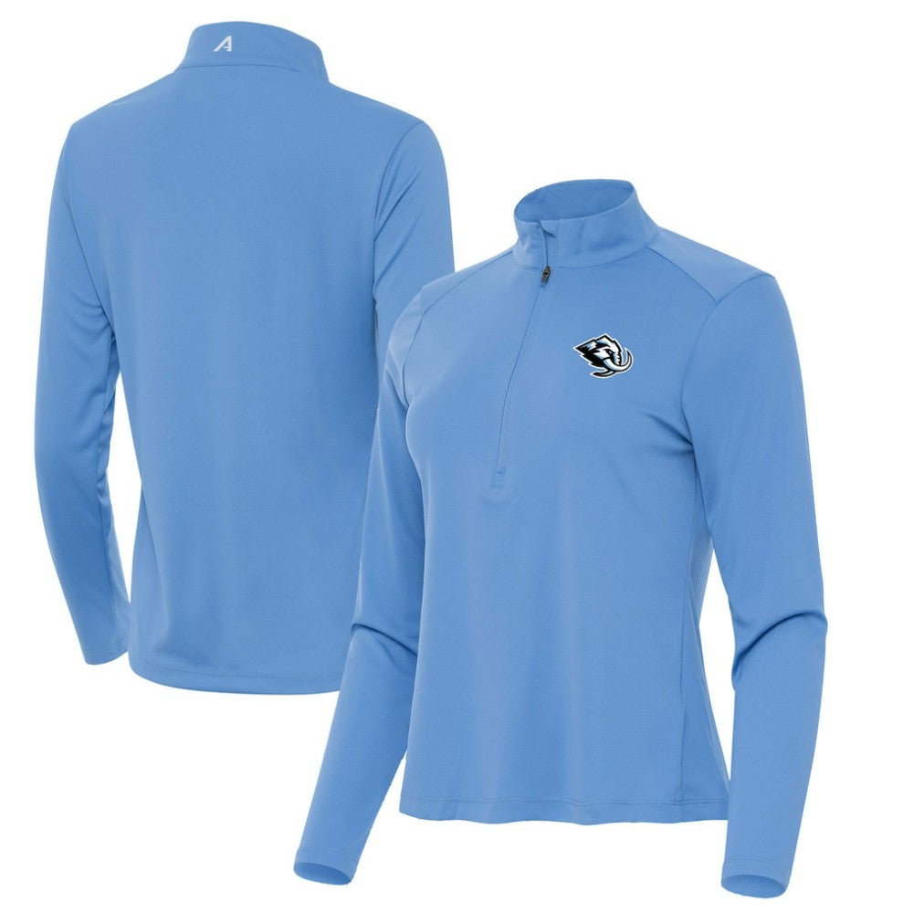 Utah Mammoth Antigua Women's Tribute Half-Zip Pullover Powder Blue