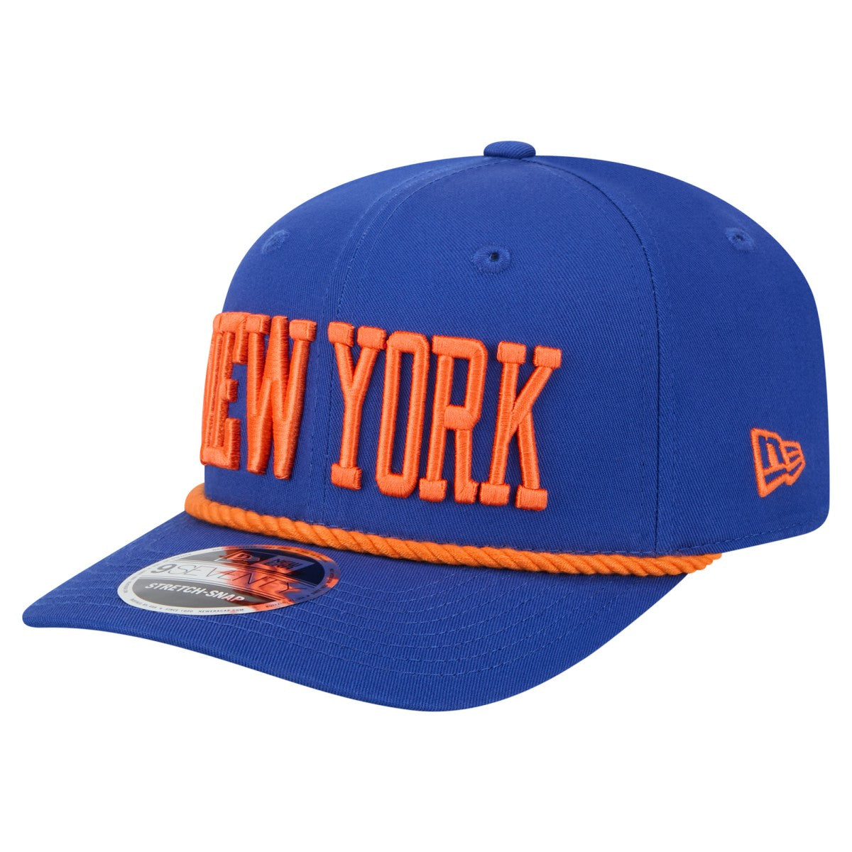New York Knicks Wordmark Rope 9SEVENTY Adjustable Hat - Blue | New Era cheap