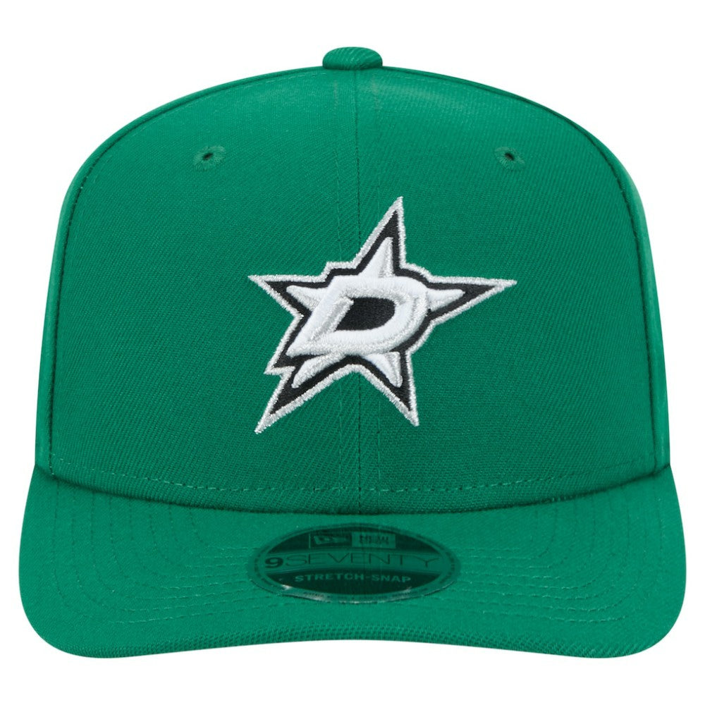 Dallas Stars New Era Logo Basic 9SEVENTY Adjustable Hat Kelly Green