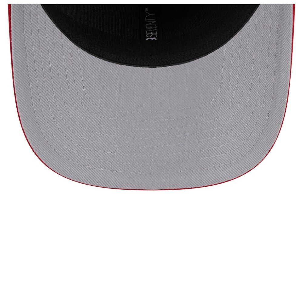 Carolina Hurricanes New Era Logo Basic 9SEVENTY Adjustable Hat Red