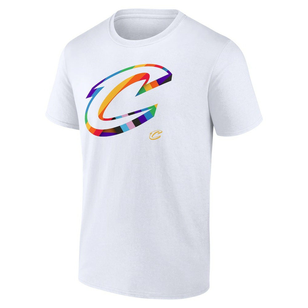 Cleveland Cavaliers Team Logo Pride T-Shirt sale - White shop