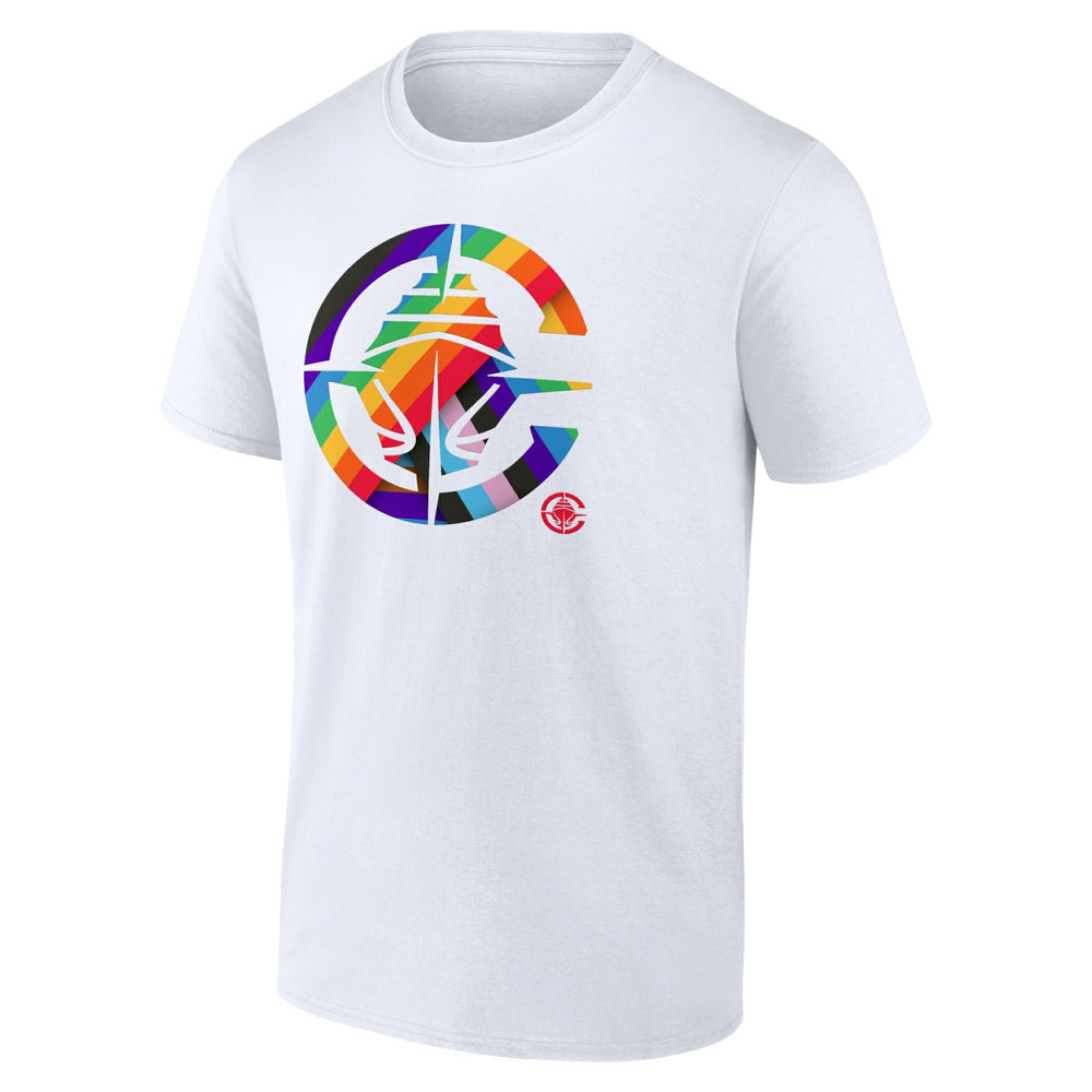 LA Clippers Team Logo Pride T-Shirt - White on sale