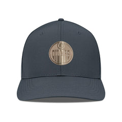 Edmonton Oilers Levelwear Rise Copper Insignia Flex Hat Charcoal