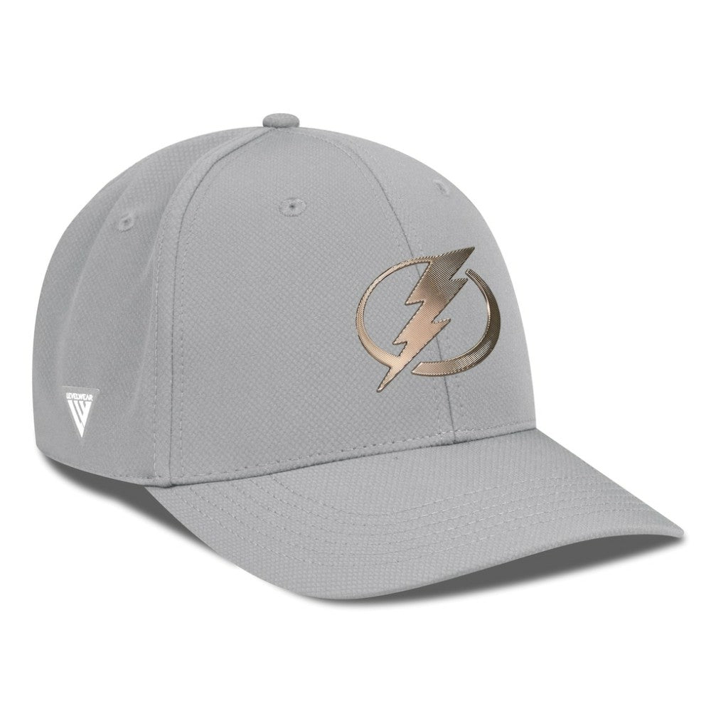 Tampa Bay Lightning Levelwear Rise Copper Insignia Flex Hat Gray