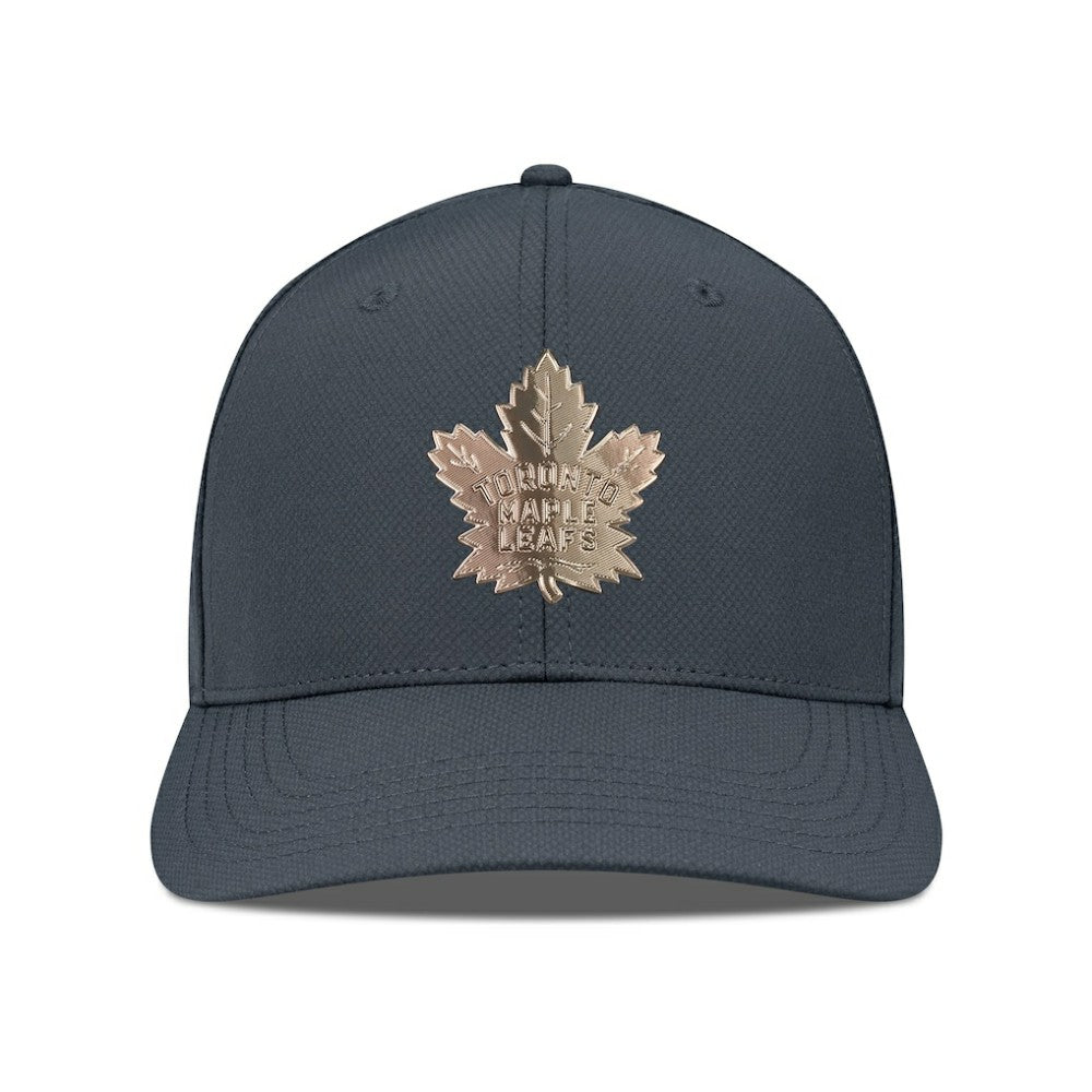 Toronto Maple Leafs Levelwear Rise Copper Insignia Flex Hat Charcoal