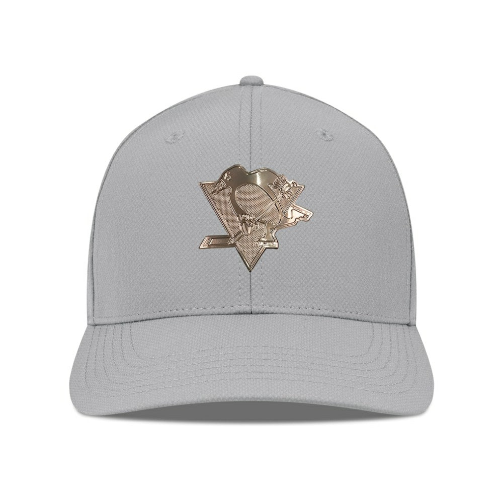 Pittsburgh Penguins Levelwear Rise Copper Insignia Flex Hat Gray