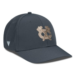 Chicago Blackhawks Levelwear Rise Copper Insignia Flex Hat Charcoal